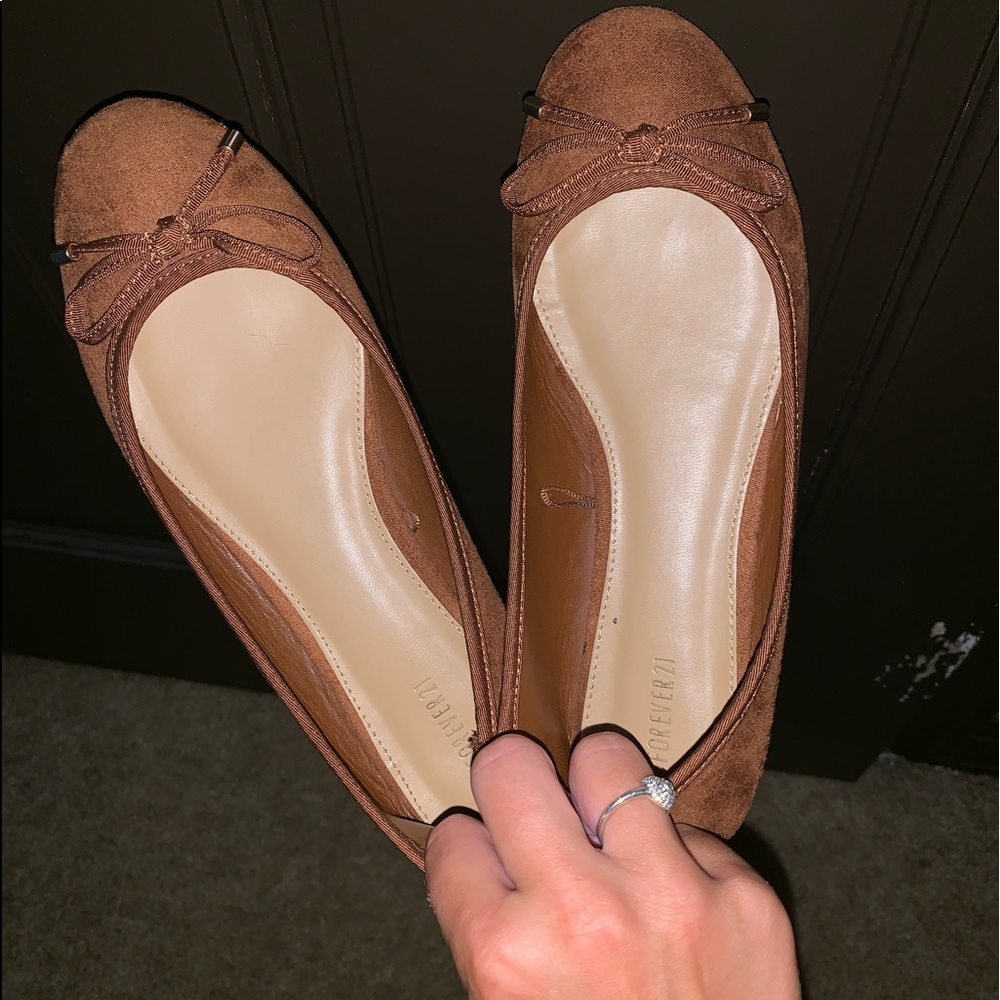 Brown Forever 21 Flats